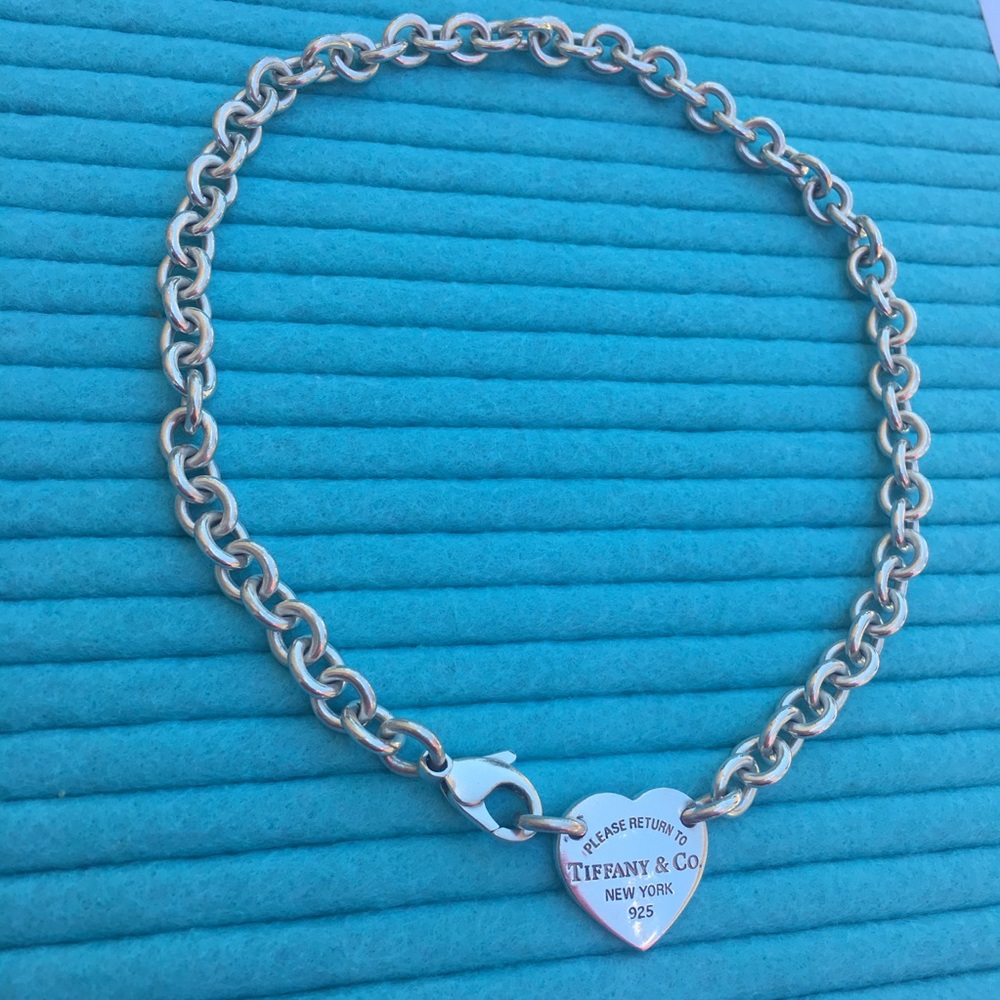 Tiffany & Co. Heart tag choker necklace